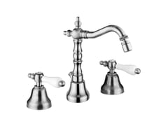 Rubinetto per bidet a 3 fori da piano&nbsp;PRAGA - PARIGI - LONDRA - 7545A - RUBINETTERIA GIULINI GIOVANNI