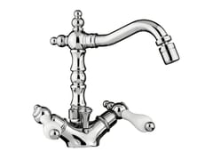 Rubinetto per bidet da piano con bocca orientabile&nbsp;PRAGA - PARIGI - LONDRA - S7558A - RUBINETTERIA GIULINI GIOVANNI
