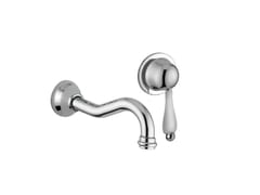 Rubinetto per lavabo a 2 fori a muro monocomando&nbsp;PRAGA MIX - LONDRA MIX - 7525 - RUBINETTERIA GIULINI GIOVANNI