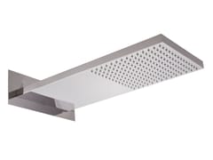Soffione doccia rettangolare a muro in acciaio inox&nbsp;WELLNESS - 1734-20 - RUBINETTERIA GIULINI GIOVANNI