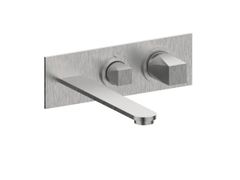 Miscelatore per vasca a muro in acciaio inox con deviatore&nbsp;ALINE 49528V2 - RUBINETTERIE F.LLI FRATTINI