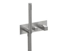 Miscelatore per doccia monocomando in acciaio inox con doccetta&nbsp;ALINE 49529V3 - RUBINETTERIE F.LLI FRATTINI