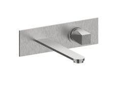 Miscelatore per lavabo a muro in acciaio inox senza scarico&nbsp;ALINE 49548 - RUBINETTERIE F.LLI FRATTINI