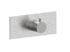 Miscelatore per doccia idroprogressivo monocomando in acciaio inox con piastra&nbsp;PEPE XL 316 69000 - RUBINETTERIE F.LLI FRATTINI