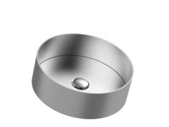Lavabo rotondo da appoggio in acciaio inox&nbsp;PEPE XL 316 69330 - RUBINETTERIE F.LLI FRATTINI