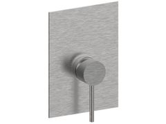Miscelatore per doccia monocomando in acciaio inox con piastra&nbsp;PEPE XL 316 69521 - RUBINETTERIE F.LLI FRATTINI