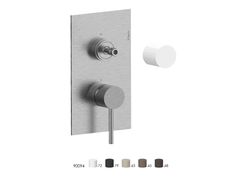 Miscelatore per doccia monocomando in acciaio inox con deviatore&nbsp;PEPE XL 316 69523SV3 - RUBINETTERIE F.LLI FRATTINI