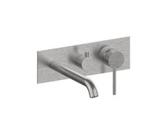 Miscelatore per vasca a muro in acciaio inox con deviatore&nbsp;PEPE XL 316 69528V3 - RUBINETTERIE F.LLI FRATTINI