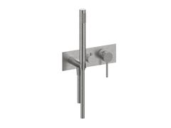 Miscelatore per vasca a muro in acciaio inox con deviatore&nbsp;PEPE XL 316 69529V2 - RUBINETTERIE F.LLI FRATTINI