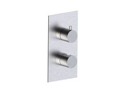 Miscelatore per doccia termostatico in acciaio inox con deviatore&nbsp;PEPE XL 316 69712V2 - RUBINETTERIE F.LLI FRATTINI