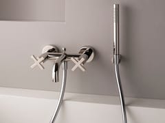 Set vasca a muro esterno in ottone con doccetta&nbsp;LINE - RUBINETTERIE 3M