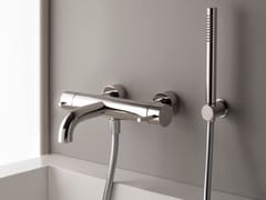 Set vasca a muro esterno in ottone con doccetta&nbsp;X-CHANGE_MONO - RUBINETTERIE 3M