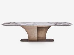 Tavolo rettangolare da pranzo in marmo&nbsp;SPECTRO - RUGIANO INTERIORS DECORATION