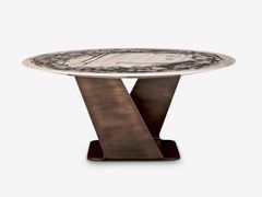 Tavolo rotondo da pranzo in marmo&nbsp;WALLY ROUND - RUGIANO INTERIORS DECORATION