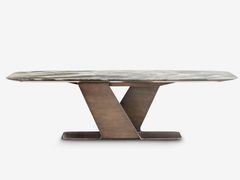 Tavolo rettangolare da pranzo in marmo&nbsp;WALLY - RUGIANO INTERIORS DECORATION