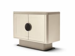 Credenza in legno con ante a battente e piano in vetro&nbsp;SMILE N25 - SCAPPINI & C. CLASSIC FURNITURE