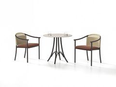 Tavolo bistro in alluminio e pietra&nbsp;ARATA - SKLD STUDIO