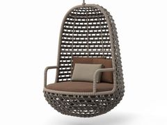 Poltrona da giardino sospesa con schienale alto&nbsp;KORO - SKLD STUDIO