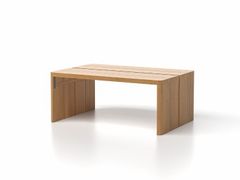 Tavolino da giardino in teak&nbsp;OLMA - SKLD STUDIO