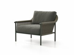 Poltrona da giardino in alluminio e corda&nbsp;RONDA - SKLD STUDIO