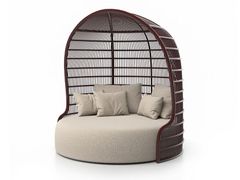 LETTO DA GIARDINO A IGLOO IN ALLUMINIO E POLYROD&nbsp;SERRA - SKLD STUDIO