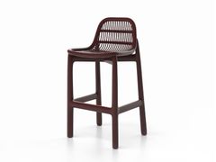 Sgabello alto da giardino in alluminio e polyrod&nbsp;SERRA - SKLD STUDIO