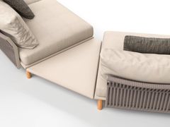 Tavolino da giardino di servizio in alluminio&nbsp;TEMPO 45� MODULE - SKLD STUDIO
