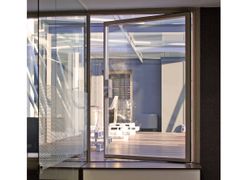 Porta-finestra a bilico in legno&nbsp;SKYLINE PIVOT - CARMINATI SERRAMENTI