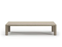 Tavolino da giardino rettangolare basso in legno&nbsp;CALEO L - SNOC OUTDOOR FURNITURE
