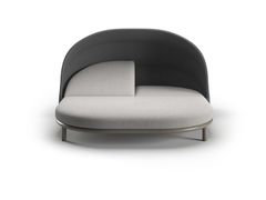 Letto da giardino rotondo reclinabile in alluminio&nbsp;LORVAIN - SNOC OUTDOOR FURNITURE
