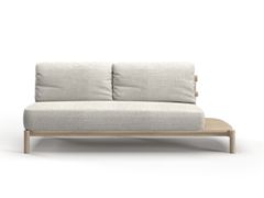 Divano da giardino sfoderabile in tessuto a 2 posti&nbsp;LYORA - SNOC