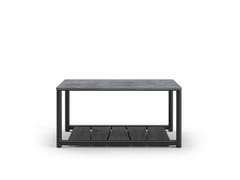 Tavolino da giardino rettangolare in alluminio e pietra&nbsp;SESTRI - SNOC OUTDOOR FURNITURE