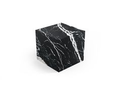 Tavolino di servizio cubico in marmo Nero Marquina&nbsp;GEMA - STONE VALLEY