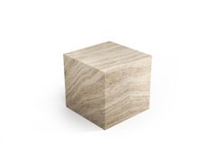 Tavolino di servizio cubico in travertino classico&nbsp;GEMA - STONE VALLEY