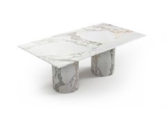 Tavolo rettangolare in marmo Calacatta Oro&nbsp;JASPURA - STONE VALLEY