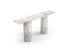 Consolle rettangolare in marmo Calacatta Oro&nbsp;OMBRURE - STONE VALLEY