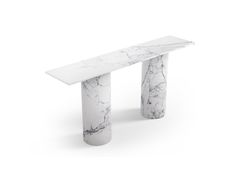 Consolle rettangolare in marmo Statuario MichelAngelo Carrara &nbsp;OMBRURE - STONE VALLEY