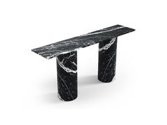 Consolle in marmo Nero Marquina&nbsp;OMBRURE - STONE VALLEY