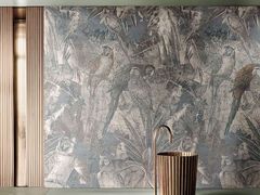 Carta da parati tropicale&nbsp;GRAFITE AMAZZONICA - STYLGRAPH