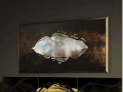 Specchio in legno in stile moderno con cornice da parete&nbsp;SULTANA� | Specchio - TECNOTELAI