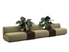 Divano da giardino modulare&nbsp;OASI - SABA ITALIA