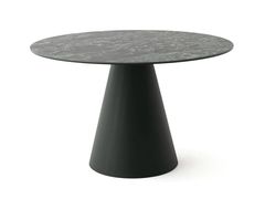 Tavolo rotondo in ceramica con base centrale&nbsp;AGATE - SALONI MOBILYA SANAYI VE TICARET ANONIM SIRKETI