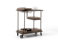 Carrello portavivande in legno e vetro&nbsp;GUSTO - SALONI MOBILYA SANAYI VE TICARET ANONIM SIRKETI