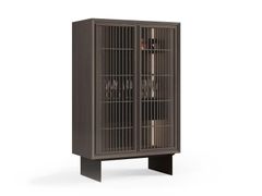 Credenza in vetro con illuminazione integrata&nbsp;RIVA - SALONI MOBILYA SANAYI VE TICARET ANONIM SIRKETI