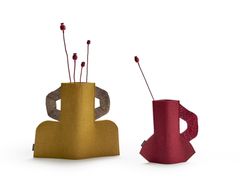 Vaso in tessuto&nbsp;FLOWER POWER RAW - SANCAL