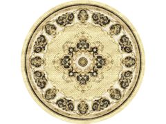 Tappeto fatto a mano su misura&nbsp;MAJESTIC ROUND GOLDEN - SARELLI INTERIORS TEXTILES