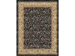 Tappeto fatto a mano su misura&nbsp;MIDNIGHT ACANTHUS SCROLL - SARELLI INTERIORS TEXTILES