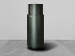 Fioriera alta rotonda in metallo&nbsp;DERBALI H - SCHALLER