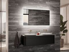 Specchio con illuminazione integrata per bagno da parete&nbsp;GLOW CLASSIC HCL - W. SCHNEIDER+CO