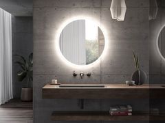 Specchio bagno rotondo con illuminazione integrata da parete&nbsp;GLOW LED - W. SCHNEIDER+CO